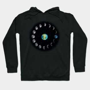 moon phases Hoodie